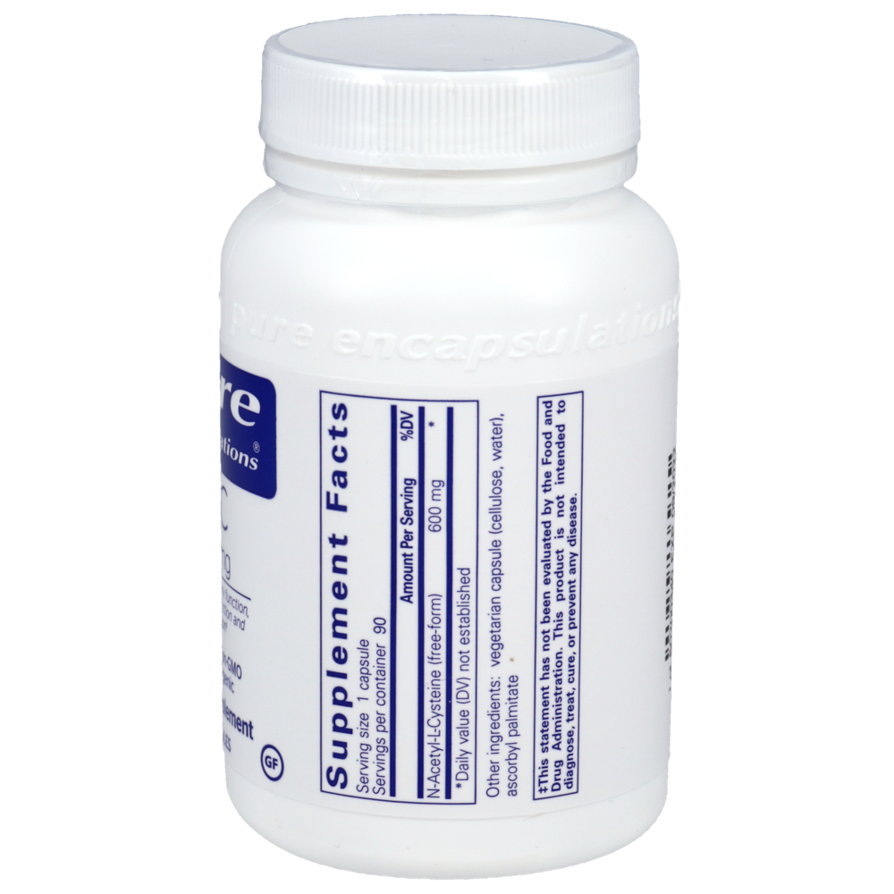 Pure Nac Pure Encapsulations NAC 600mg – Hol+