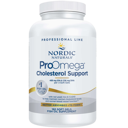 Nordic Naturals ProOmega Cholesterol Support for Cardiovascular Health - 1000 mg