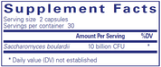 Pure Encapsulations Saccharomyces Boulardii