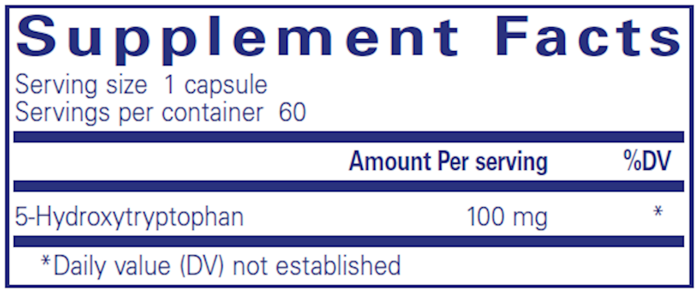 Pure Encapsulations 5-HTP 100 mg