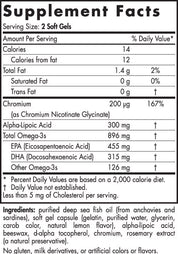 Nordic Naturals ProOmega Blood Sugar