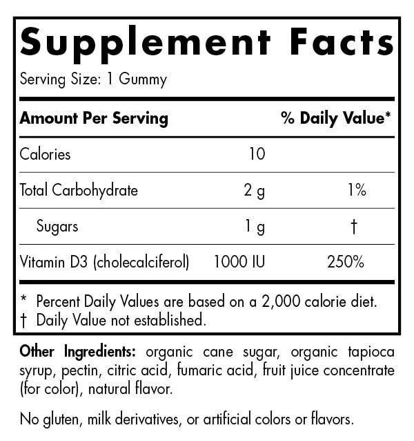 Nordic Naturals Vitamin D3 Gummies