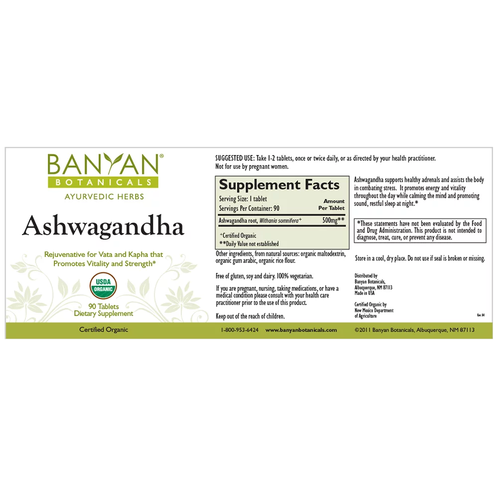 Banyan Botanicals Ashwagandha