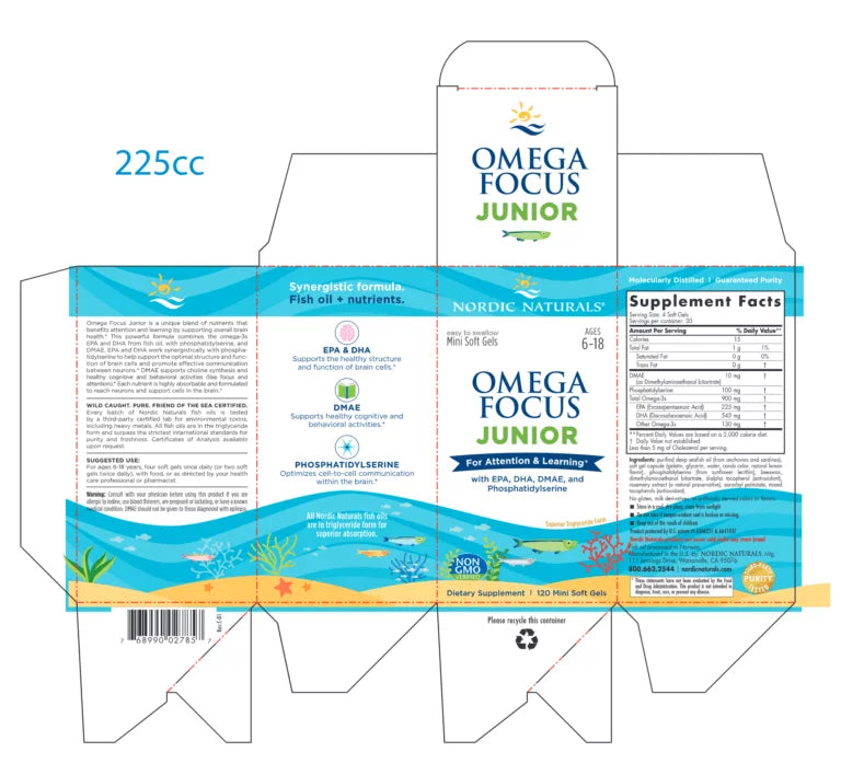 Nordic Naturals Omega Focus Junior