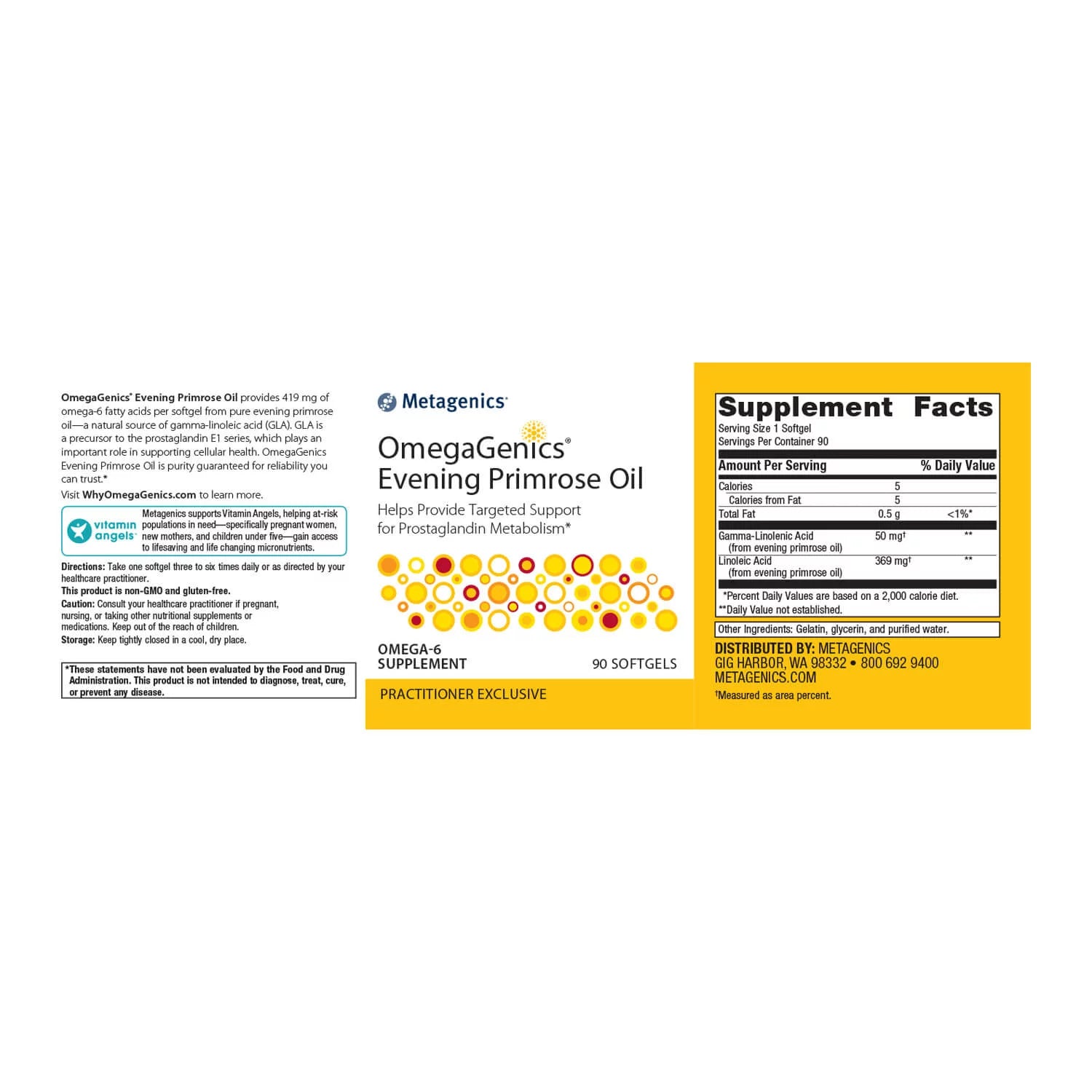 Metagenics OmegaGenics Evening Primrose Oil